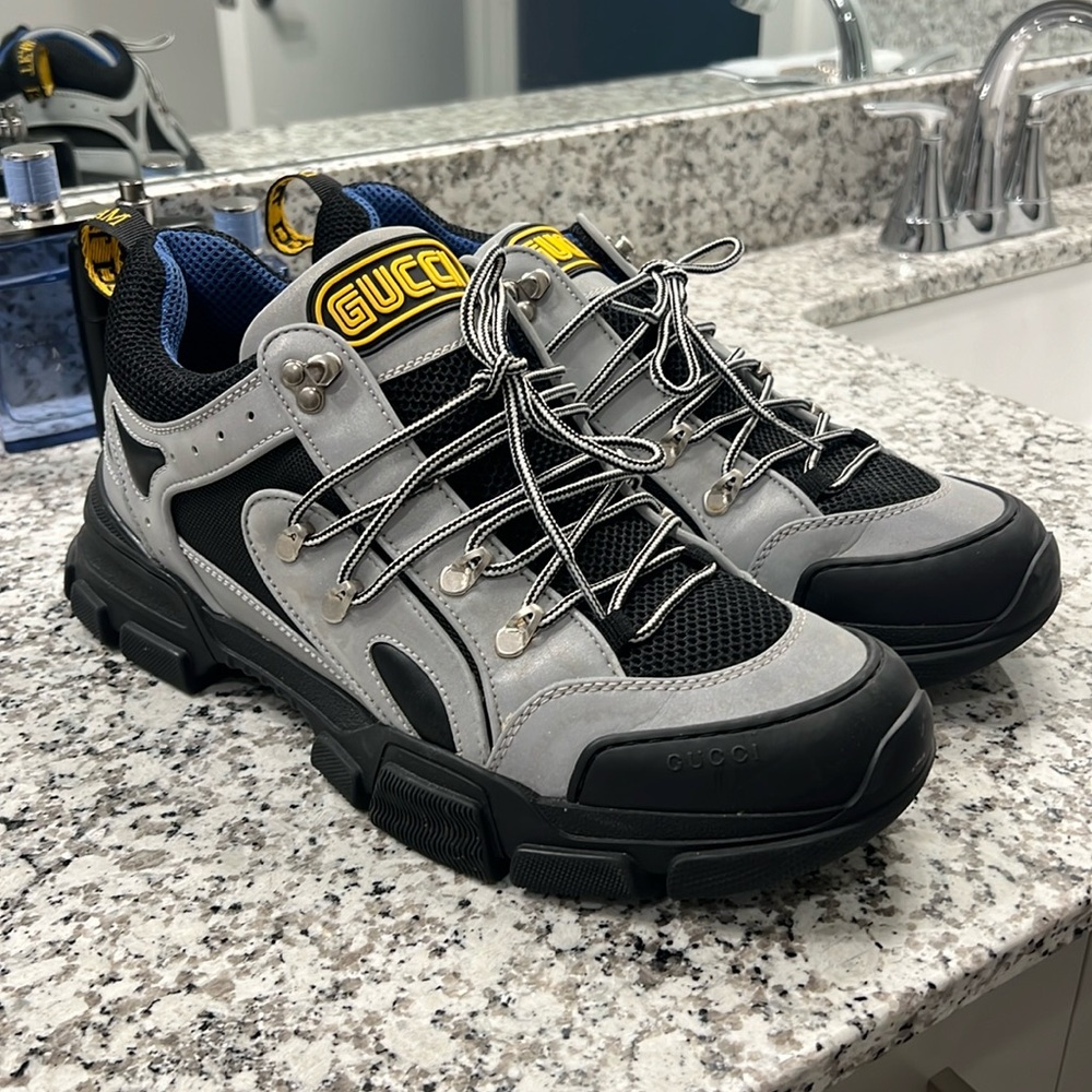 Gucci flashtrek boots men’s size 13 US